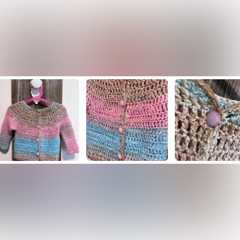 Multicolor Crochet Cardigan